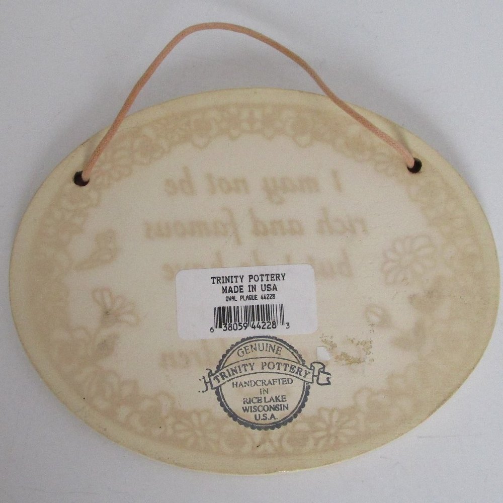 Trinity Pottery plaque - Picture 3 of 5